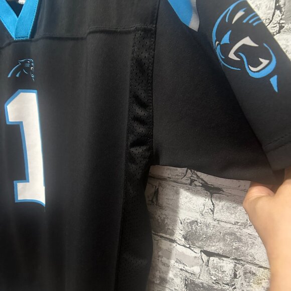 EUC NFL Team Apparel Carolina Panthers Cam Newton Jersey Youth XL (18/20) - Picture 4 of 15
